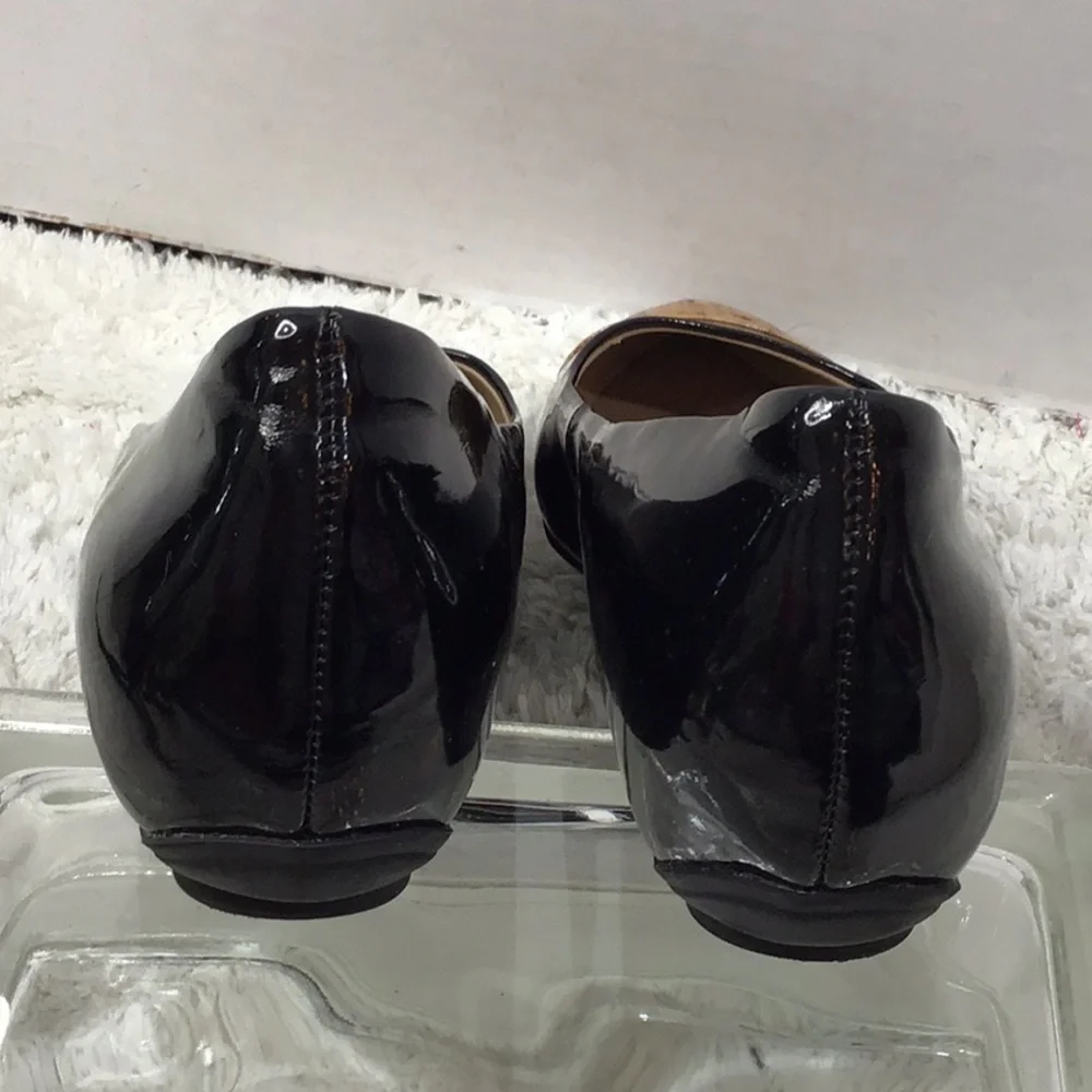 Kenneth Cole Black/cork flats